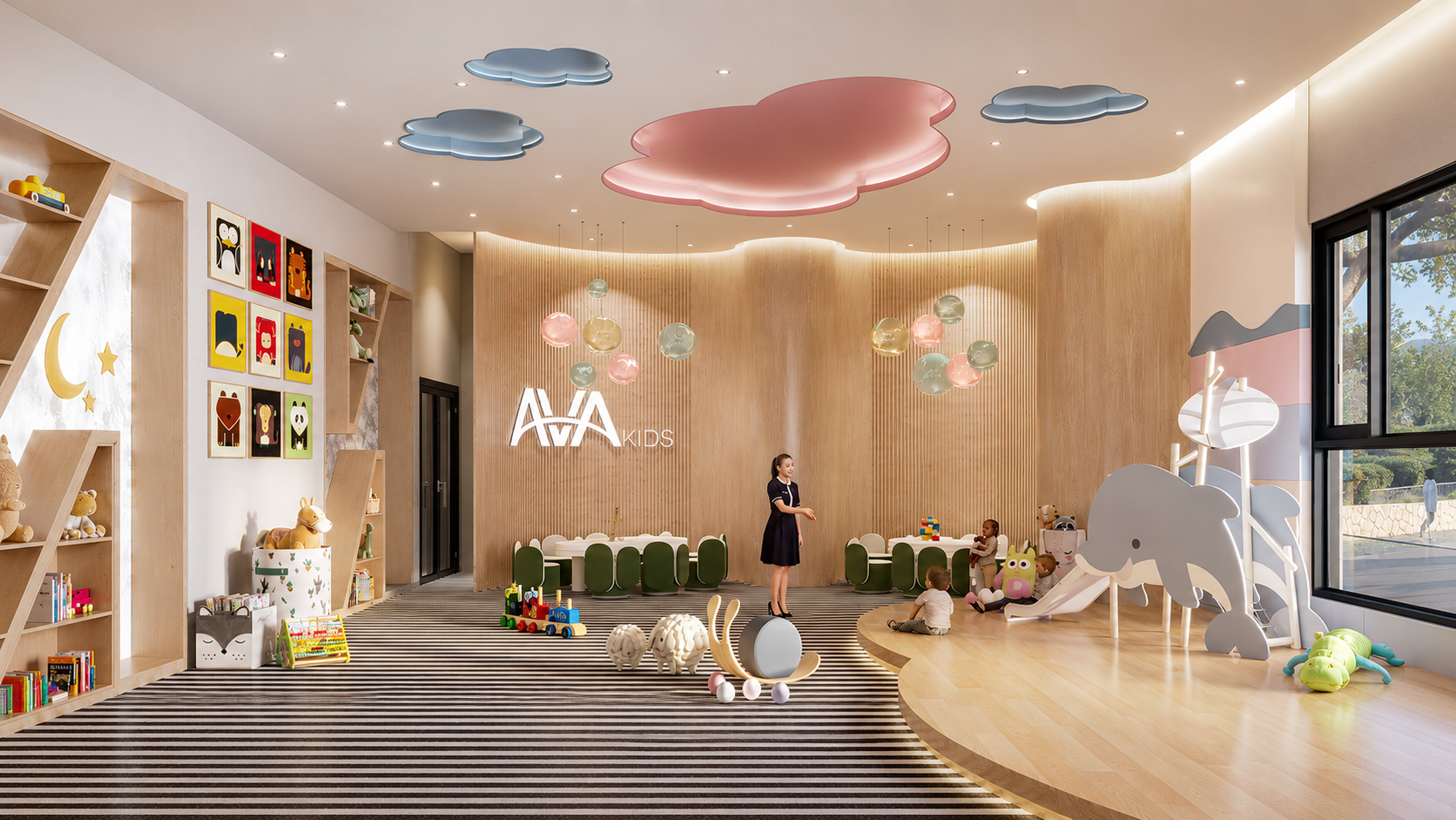 Dịch vụ giữ trẻ ngoài giờ AVA Center