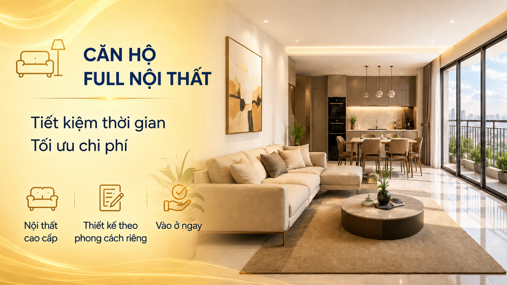 Căn hộ full nội thất
